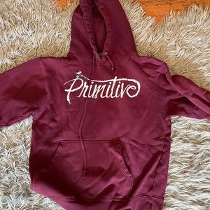 Burgundy Primitive Skate hoodie 🛹